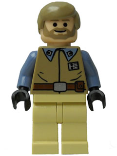 LEGO Minifigure -- Crix Madine, Tan Hips and Legs-Star Wars / Star Wars Episode 4/5/6 -- SW0250a -- Creative Brick Builders